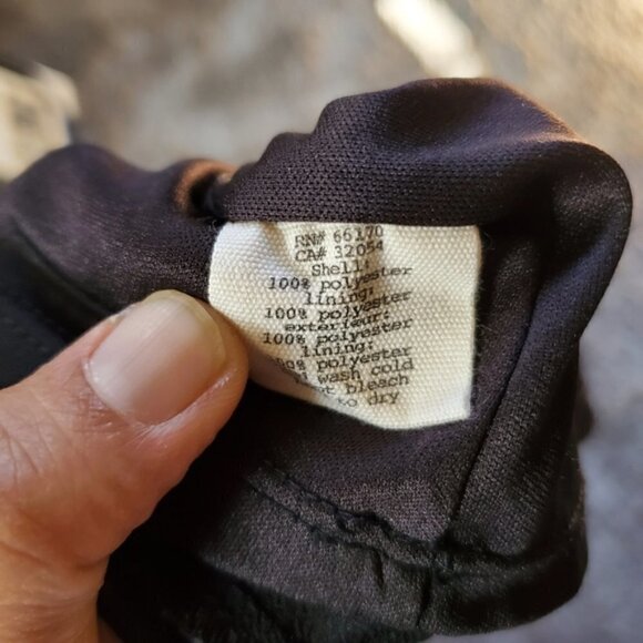 Pins & Needles Urban Outfitters Black Crepe Mini Chiffon Mini Dress Small SALE - Picture 9 of 9